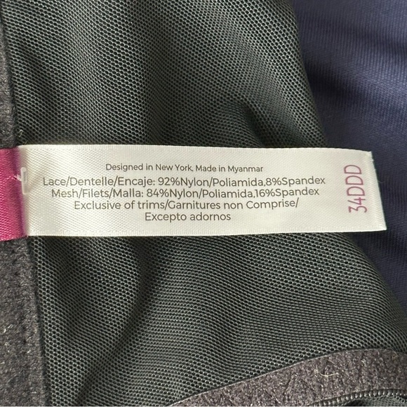 ADORE ME Nymphodora Contour Balconette Black Bra Romantic Feminine Lingerie - Picture 12 of 15